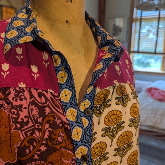 Anthropologie maeve multi color blouse - Picture 2 of 4